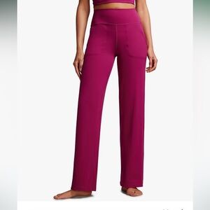 Brand New CRZ Yoga Wide Leg Pant in Magenta Purple